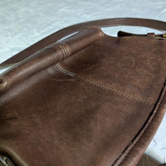 Vintage Coach MacDougal Bag Crossbody Brown Leather Purse Luxury B8C B4107 - Picture 2 of 11